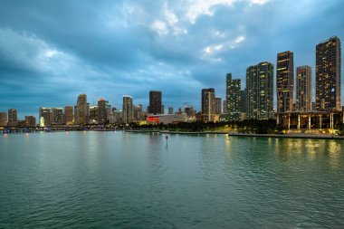 Miami, Florida, ABD şehir şehir manzarası