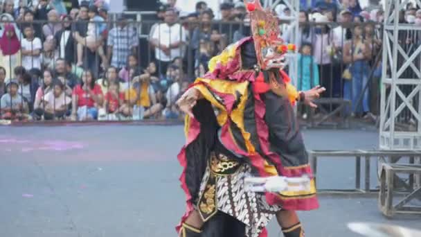 インドネシア マラン 2023年5月28日インドネシア ジャワ島の伝統芸能 ジャラナン馬 の上演 — ストック動画