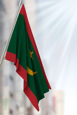 Moritanya ulusal bayrağı. 3B Hazırla.