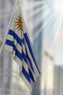 Uruguay ulusal bayrağı. 3B Hazırla.