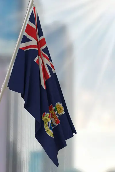 stock image Cayman Islands national flag. Render 3D.