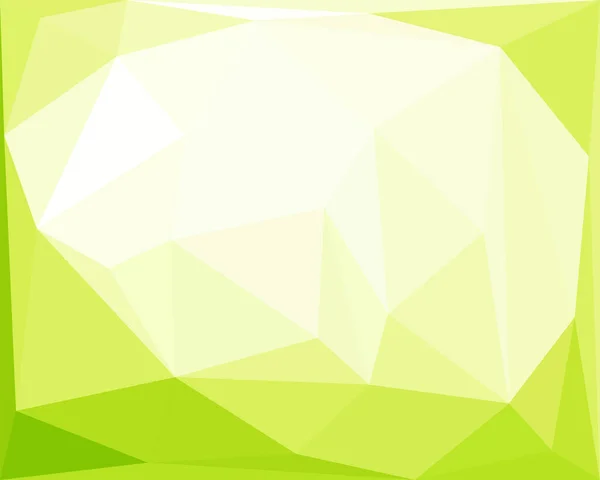 要旨緑白パターン多角形背景テンプレートテクスチャ — ストックベクタ