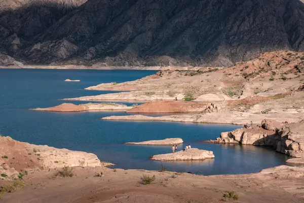 Rezervuar Barajı Potrerillos (Embalse Dique Potrerillos), Mendoza, Arjantin