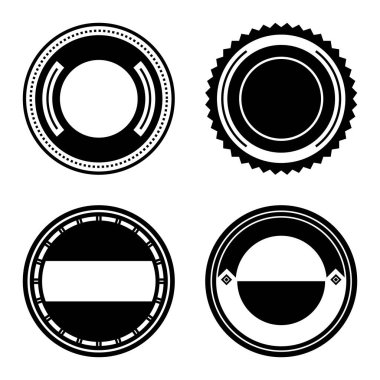 Eski bir rozet dizayn seti