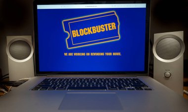 Blockbuster çevrimiçi hizmet başlatmak için. Bilgisayarda blockbuster web sitesi