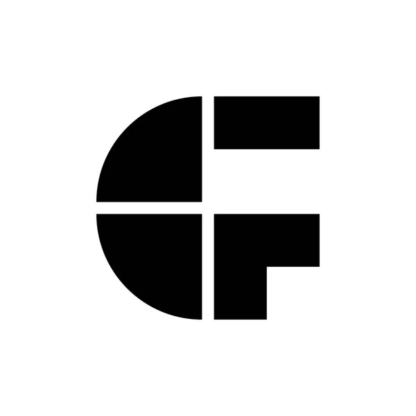 Gf字母标志设计向量 — 图库矢量图片