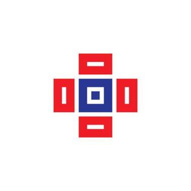 Artı tıbbi logo tasarım vektörü