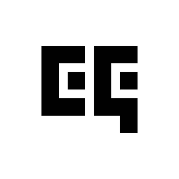 Eq字母标识设计矢量 — 图库矢量图片