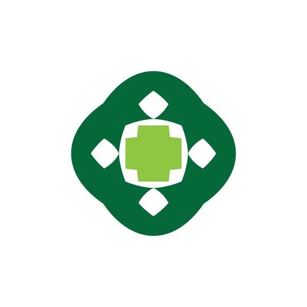 Blume Mit Logo Designvektor — Stockvektor