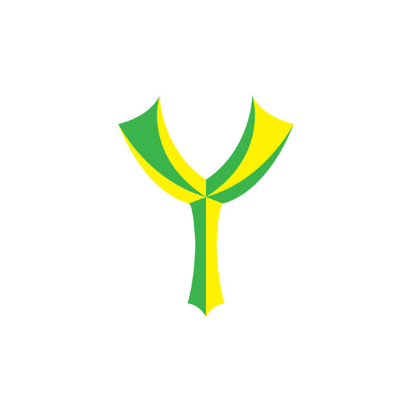 Y letter logo design vector