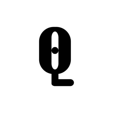 QL harf logo tasarım vektörü