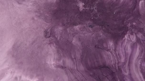 Gaya Menggabungkan Pusaran Marmer Atau Riak Dari Agate Lukisan Abstrak — Stok Video