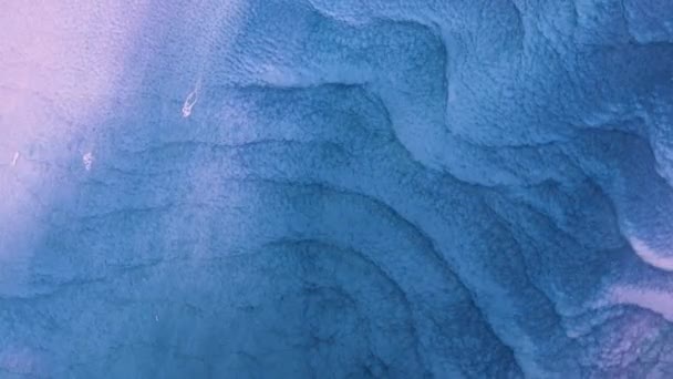 Накрашены Алкогольными Чернилами Творческое Абстрактное Произведение Искусства Выполненное Полупрозрачными Красками — стоковое видео
