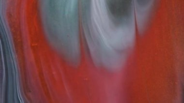 Akrilik boya baştan aşağı akar. Soyut Renkli Mürekkep Sıvı Patlaması Pshychedelic Boya Patlaması Hareketi. Yüksek kalite 4k görüntü. 