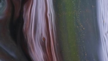 Akrilik boya baştan aşağı akar. Soyut Renkli Mürekkep Sıvı Patlaması Pshychedelic Boya Patlaması Hareketi. Yüksek kalite 4k görüntü. 