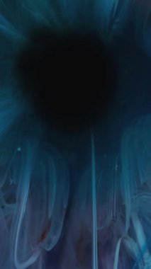  Parıldayan Parıltılı Parçacıklar. Soyut akışkan arka plan. Su ya da mavi sıvılar üzerinde akan güçler. Etkinlik, konser, başlık, sunum, müzik. Parçacıklar üzerinde titreşim etkisi. 