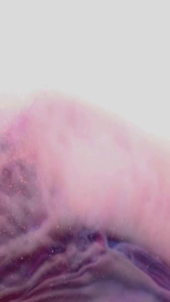 流体インクの抽象的な背景 アルコールインクの滴が動いている 豪華な流体画の背景 金のアクリル絵具をこぼす 液体大理石 アルコールインクスプラッシュテクスチャ — ストック動画