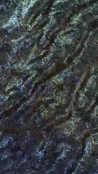 Wasserexplosion Zeitlupe Von Oben Acrylfarbe Wasser Auf Hintergrund Eine Starke — Stockvideo