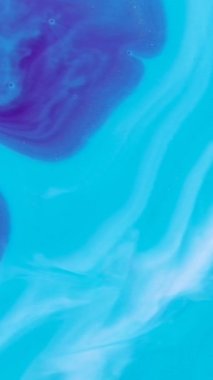 Parçacık dalgası ve ışıklar. Ekran kasası, uygulamalar için iş arka planı. Cep telefonları için soyut renkli sıvı dikey hareket video arka planı, yaratıcı yavaş hareket dokusu. Rüya gibi akışkan sanat tasarımı.