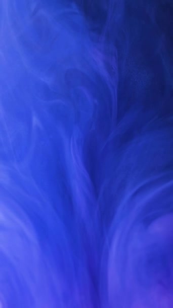 液体油漆混合背景与飞溅和涡旋 流体艺术绘画视频 有彩色波浪的丙烯酸质感 详细的背景运动色彩 — 图库视频影像