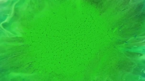 Partikel Dengan Glitter Shimmer Latar Belakang Cairan Abstrak Mengalir Atas — Stok Video