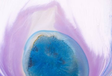 Abstract created using the technique of liquid acrylic. Abstract ethereal swirl. Trendy wallpaper. Natural pattern, luxury. Art for your design project. Transparent creativity.