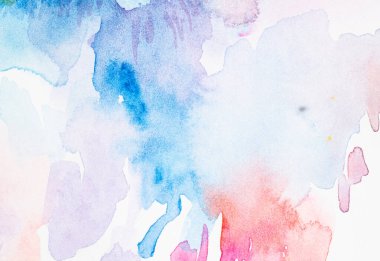 Suluboya boya lekeleri. Zayıf desenli, sıkıntılı eski moda grunge ve suluboya boya lekeli zarif bir arka plan. Yüksek kaliteli illüstrasyon