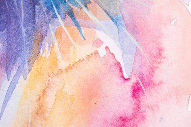 Suluboya boya lekeleri. Zayıf desenli, sıkıntılı eski moda grunge ve suluboya boya lekeli zarif bir arka plan. Yüksek kaliteli illüstrasyon