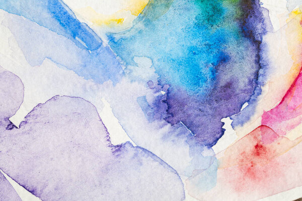 Watercolor paint stains. Background with faint texture and distressed vintage grunge and watercolor paint stains in elegant. High quality illustration