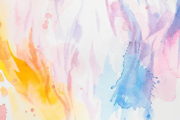 Vízfestékfoltok Háttér Halvány Textúra Lehangolt Évjárat Grunge Akvarell Festék Foltok — Stock Fotó