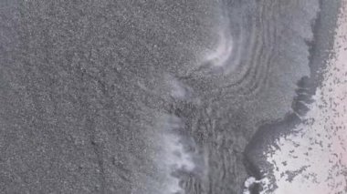 Renkli yuvarlak sıvı mermer soyut arkaplan. Enfes sıvı sanat, soyut tasarım, renkli mermer. Renkli mermer sıvı dalga arka planı. 4K çözünürlüğü