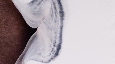 Renkli yuvarlak sıvı mermer soyut arkaplan. Enfes sıvı sanat, soyut tasarım, renkli mermer. Renkli mermer sıvı dalga arka planı. 4K çözünürlüğü