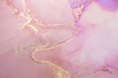 Soyut mor boya arka planı. Mermer desenli akrilik doku. Yüksek kalite fotoğraf