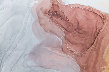 Lüks alkol boyası. Sıvı mermer doku yüzey tasarımı. Modern soyut mermer arka plan. Boya dalgalı tek renkli tek renkli mürekkep mermerleri..