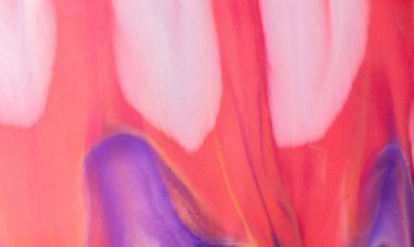 Sıvı sanat dokusu. Soyut karıştırıcı boya efektli bir arka plan. Akıp sıçrayan akrilik bir resim. İç mekan posteri için karışık boyalar.