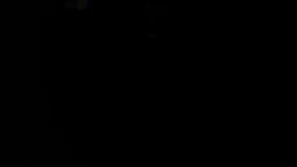 Чорна Хвиляста Поверхня Якій Тече Золоте Чорнило Відмінний Фон Веб — стокове відео