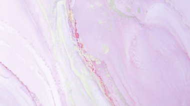Mermer dokuda zarif altın aksanlarıyla birbirine karışmış yumuşak pastel pembe kıvrımlar var. Çeşitli uygulamalar için zarif ve rahatlatıcı bir görsel etki yaratıyor..