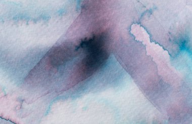 Hassas suluboya darbeleri yumuşak maviler ve morlarla dolu soyut bir kompozisyon oluşturarak sakin bir atmosferi çağrıştırıyor. Nazik karışım, sakinlik ve yaratıcılığın özünü yakalar..