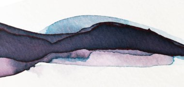 Bu soyut sanat eserinde, mavi ve siyah tonlarında harmanlanmış sıvı şekiller sergilenerek şaşırtıcı bir görsel akış yaratılıyor. Yumuşak kenarlar kompozisyonun huzurlu atmosferini arttırır..