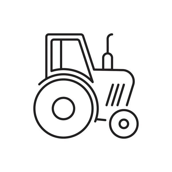 Icono Línea Tractor Carrera Editable — Archivo Imágenes Vectoriales