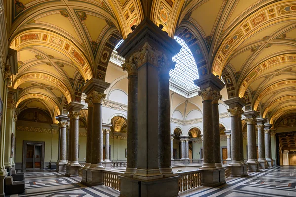 Budapešť Maďarsko Interiér Muzea Výtvarných Umění — Stock fotografie