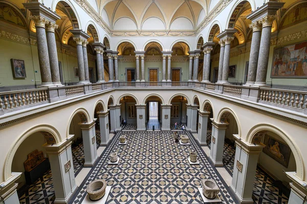 Budapeste Hungria Interior Museu Belas Artes — Fotografia de Stock