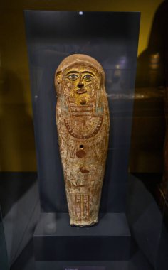 Budapeşte, Macaristan. Güzel Sanatlar Müzesi 'nin içinde. Antik Mısır Kültür Eserleri