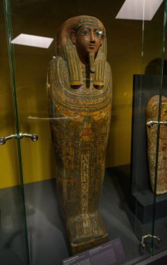 Budapeşte, Macaristan. Güzel Sanatlar Müzesi 'nin içinde. Antik Mısır Kültür Eserleri