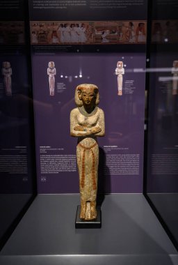 Budapeşte, Macaristan. Güzel Sanatlar Müzesi 'nin içinde. Antik Mısır Kültür Eserleri