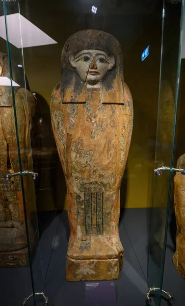 Budapešť Maďarsko Interiér Muzea Výtvarných Umění Starověké Egypt Kulturní Artefakty — Stock fotografie