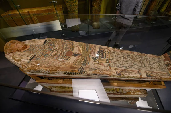 Budapest Magyarország Szépművészeti Múzeum Belseje Ókori Egyiptom Kulturális Műtárgyak — Stock Fotó