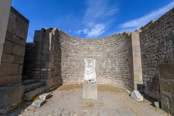 Acrópolis Pérgamo Ruinas Antiguas Ciudad Bergama Izmir Turquía — Foto de Stock