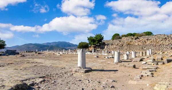 Stock image The Acropolis of Pergamon Ancient City Ruins in Bergama, Izmir, Turkey