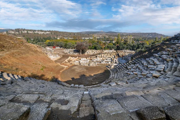 Anfiteatro Romano Stratonikeia Ancient City Eskihisar Mugla Turquía — Foto de Stock